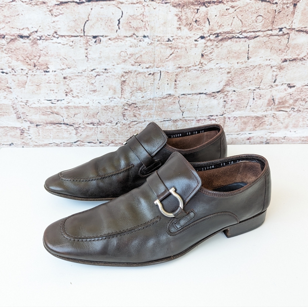 SALVATORE FERRAGAMO LEATHER MEN'S SHOES